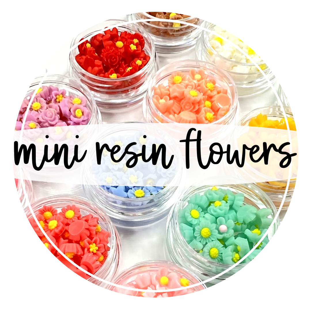 MINI RESIN FLOWERS