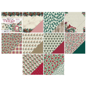 Timeless Tidings 12" x 12" Patterned Paper Pad (Tonic Studios 5525e)