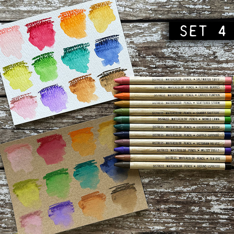 Tim Holtz Distress Watercolor Pencils | Set 4 (TDH83580)