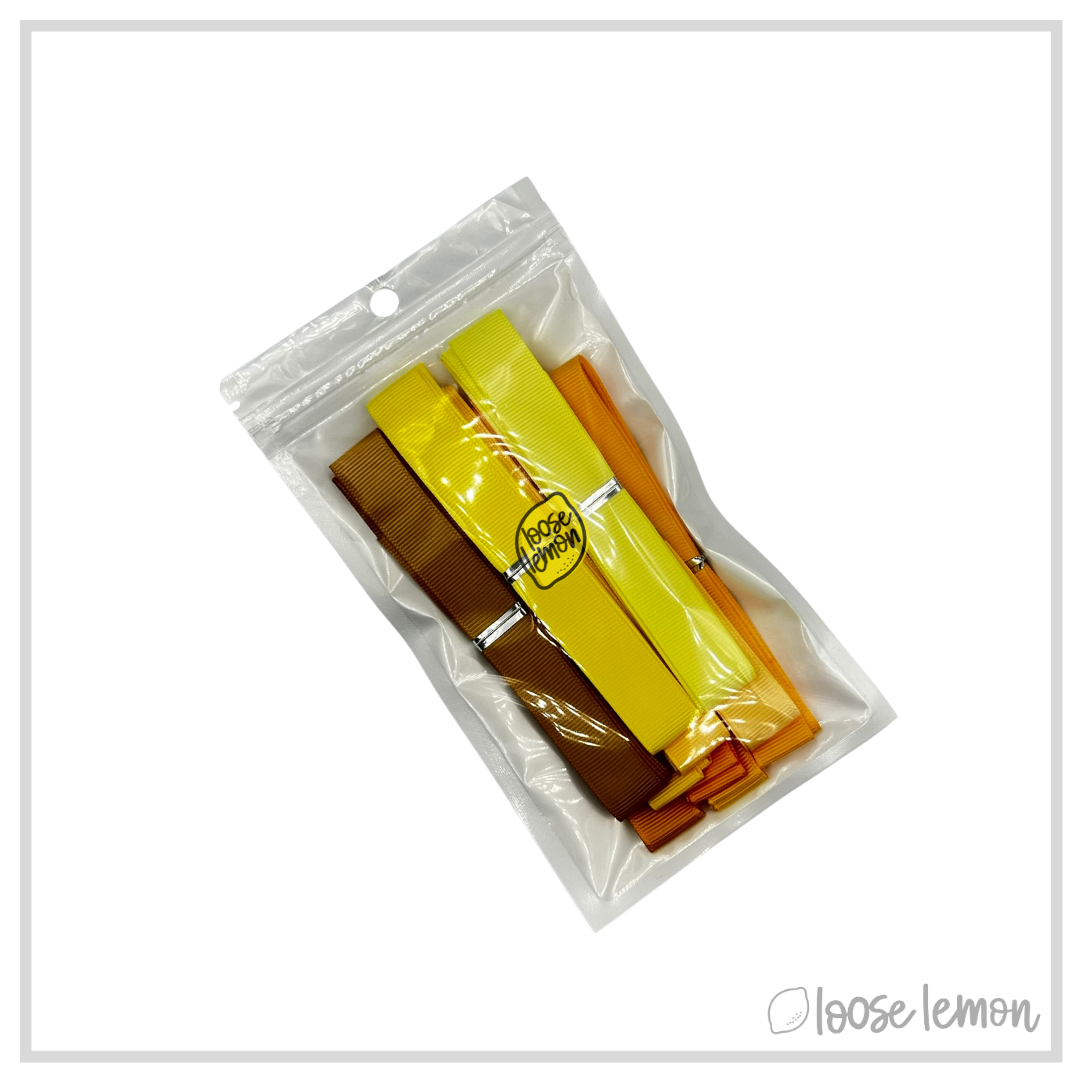 Grosgrain Ribbon x 10m (Yellows)