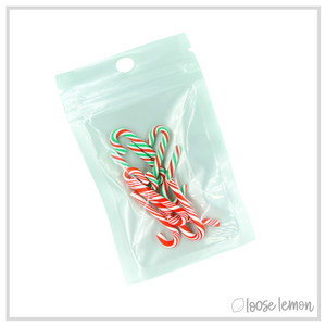 Clay Candy Canes x 10 | Mixed