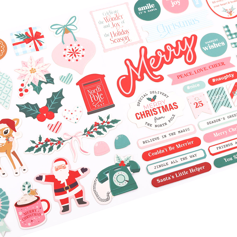 North Pole Post | Chipboard Embellishments (2 Sheets)