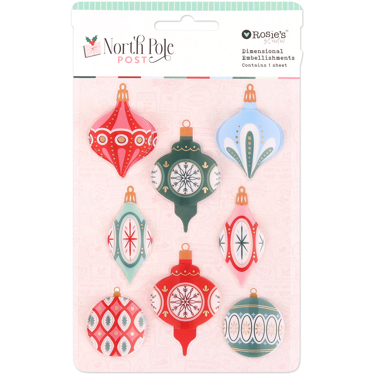 North Pole Post | Dimensional Ornaments