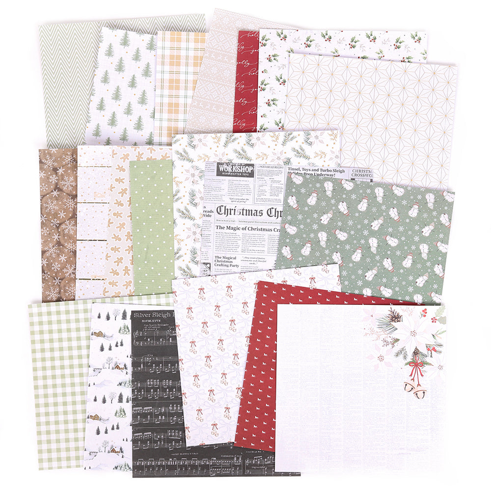 Sleigh Bells Ring | 12" X 12" Paper Pack ( 20 Sheets)
