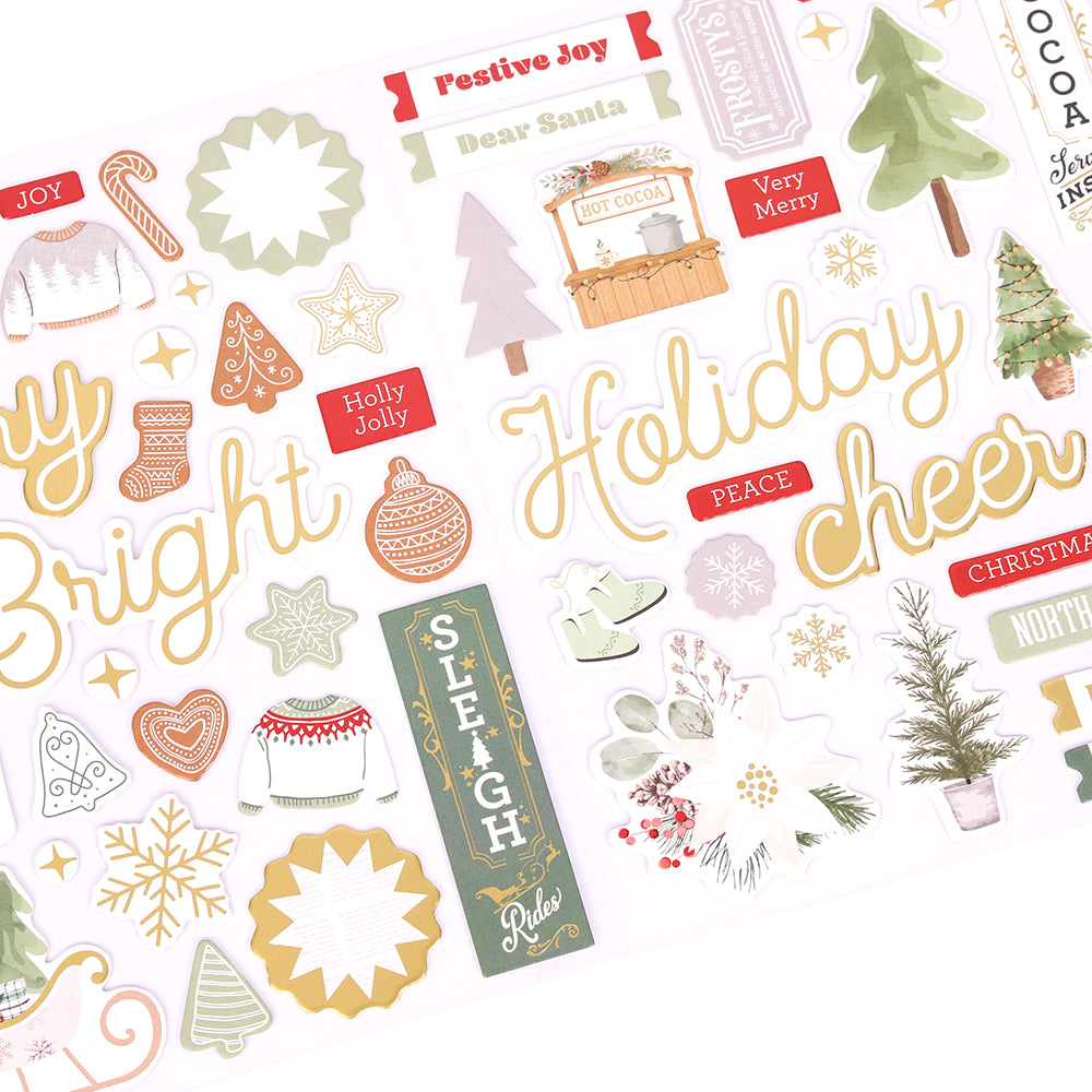 Sleigh Bells Ring | Chipboard Embellishments (2 Sheets)