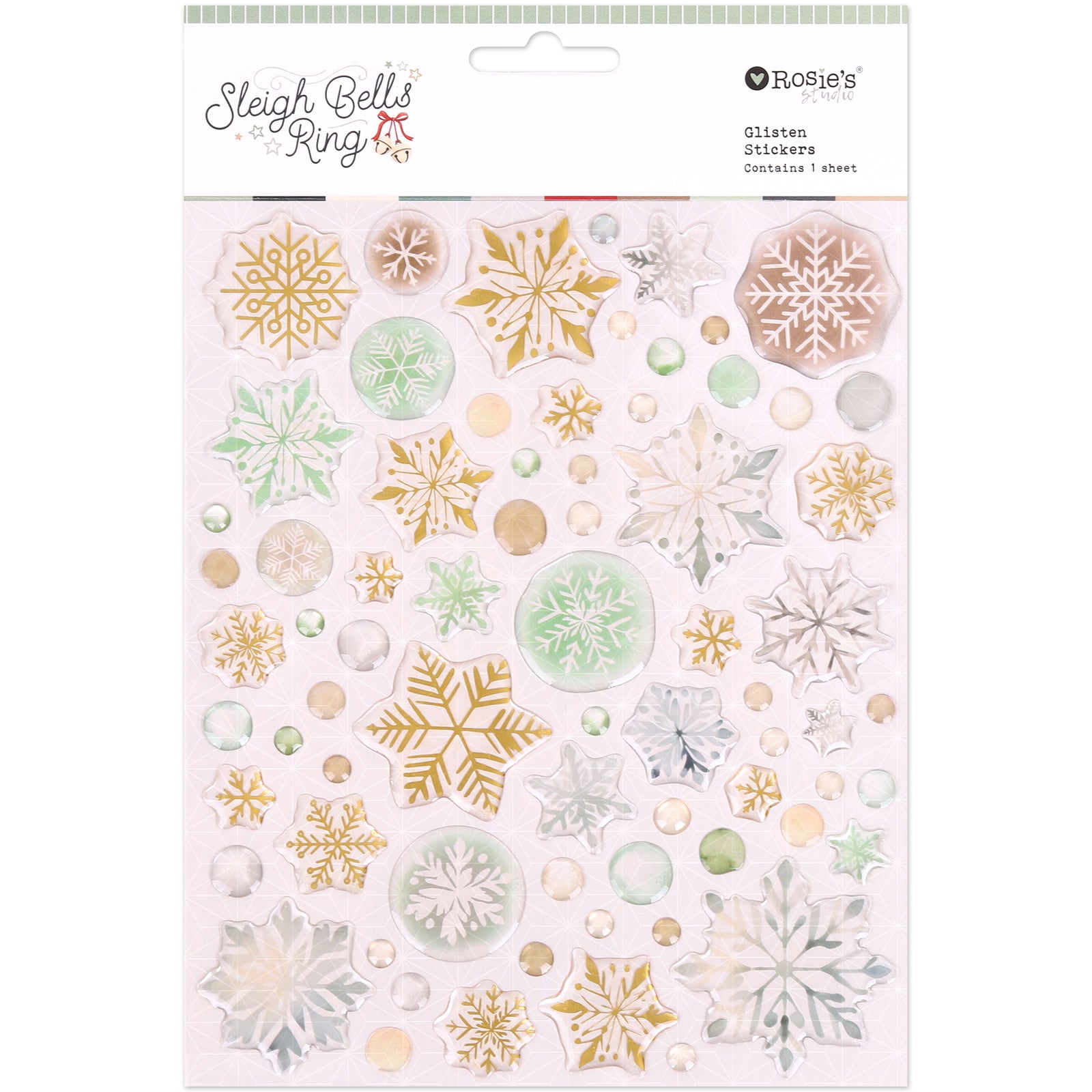 Sleigh Bells Ring | Glisten Stickers
