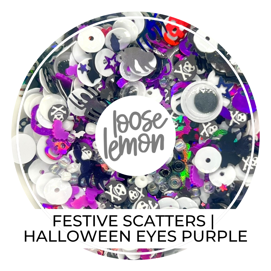 Festive Scatters | Halloween Eyes Purple