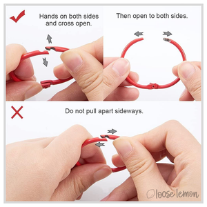 25mm Book Rings x 4 | Green