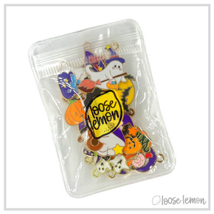 Halloween Enamel Charms x 12 | Fun Ghosts & More!