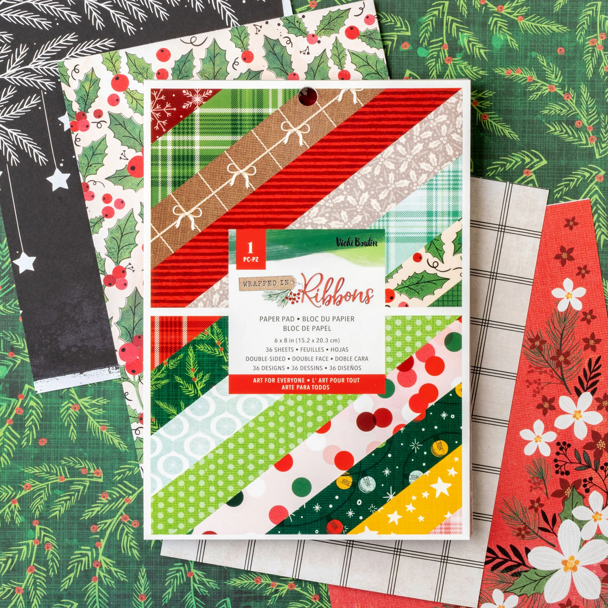 Vicki Boutin |  Wrapped in Ribbons 6" x 8" Paper Pad (36 Pages)