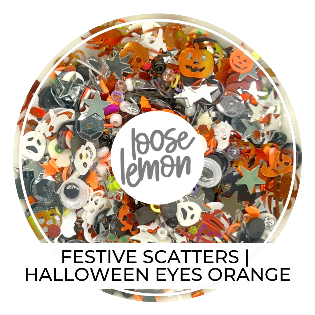 Festive Scatters | Halloween Eyes Orange