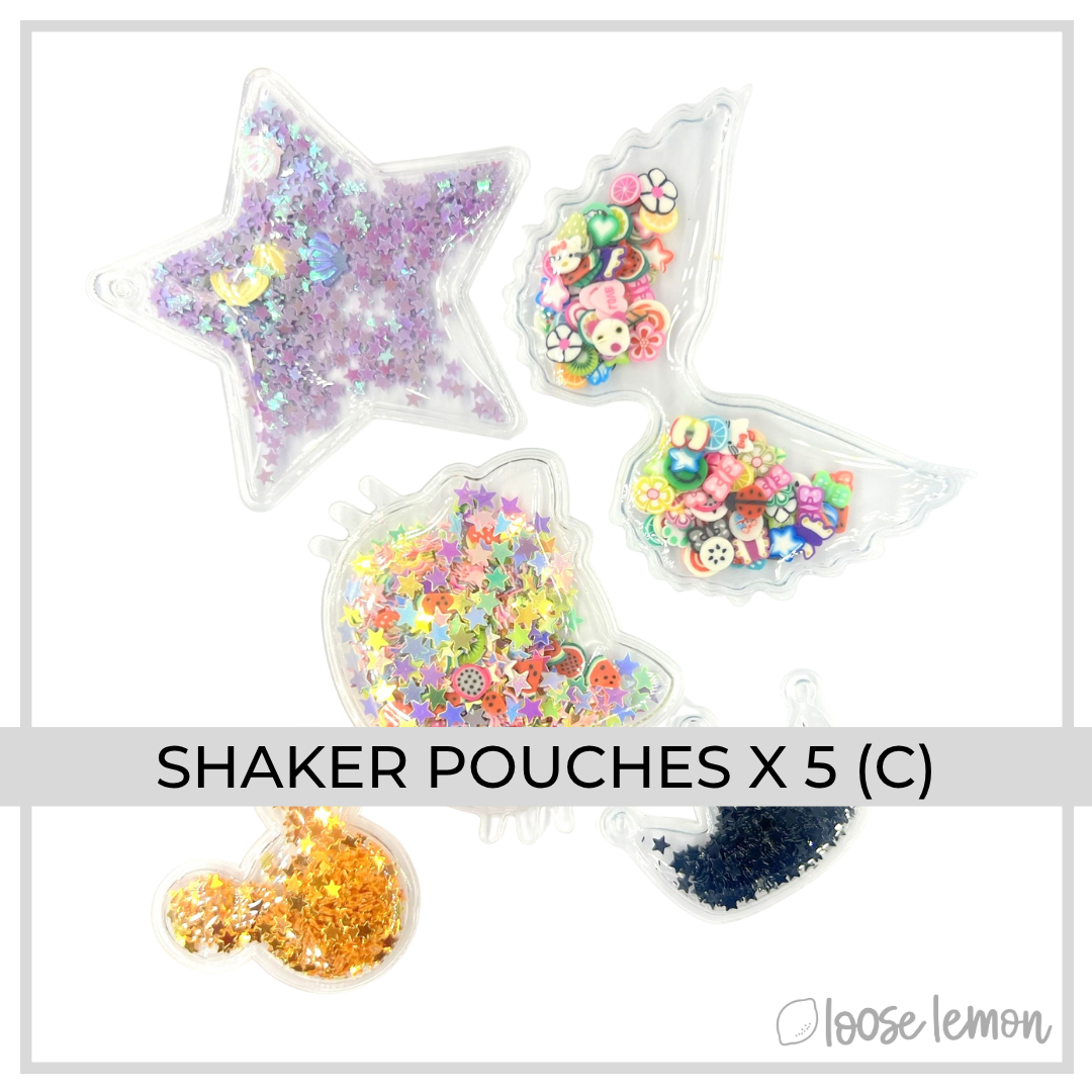 CLEARANCE Shaker Pouches | Set C