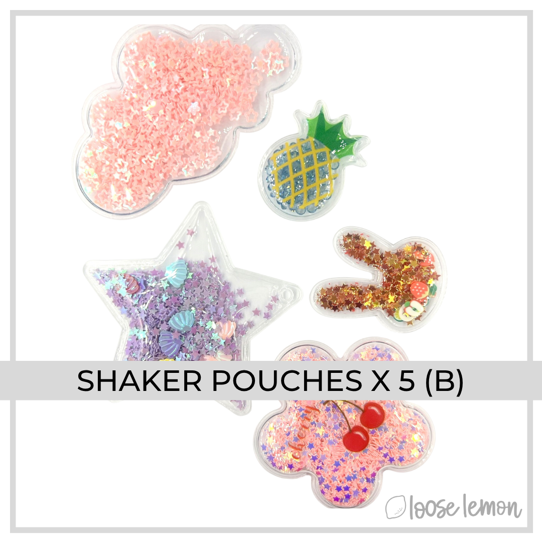 CLEARANCE Shaker Pouches | Set B