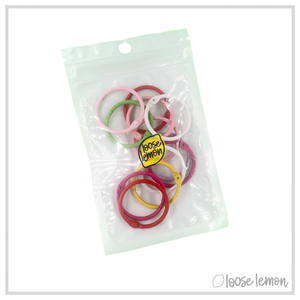 25mm Book Rings x 12 | Multi