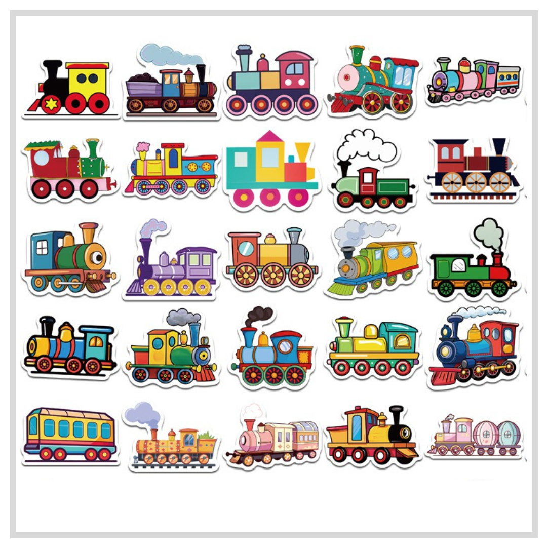 50 Sticker Set | Terrific Trains