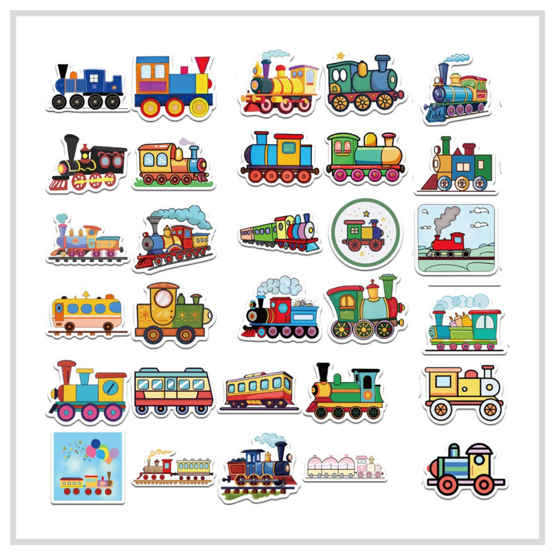 50 Sticker Set | Terrific Trains