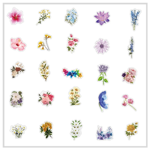50 Sticker Set | Beautiful Blooms