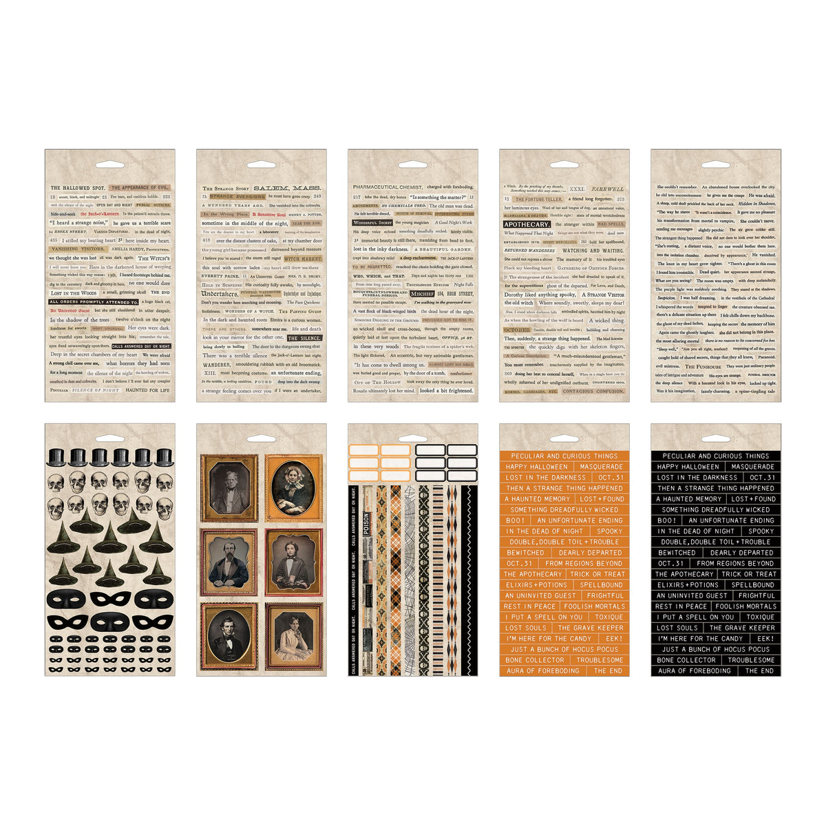 Tim Holtz Idea-Ology Halloween Sticker Book | TH94442 (2025)