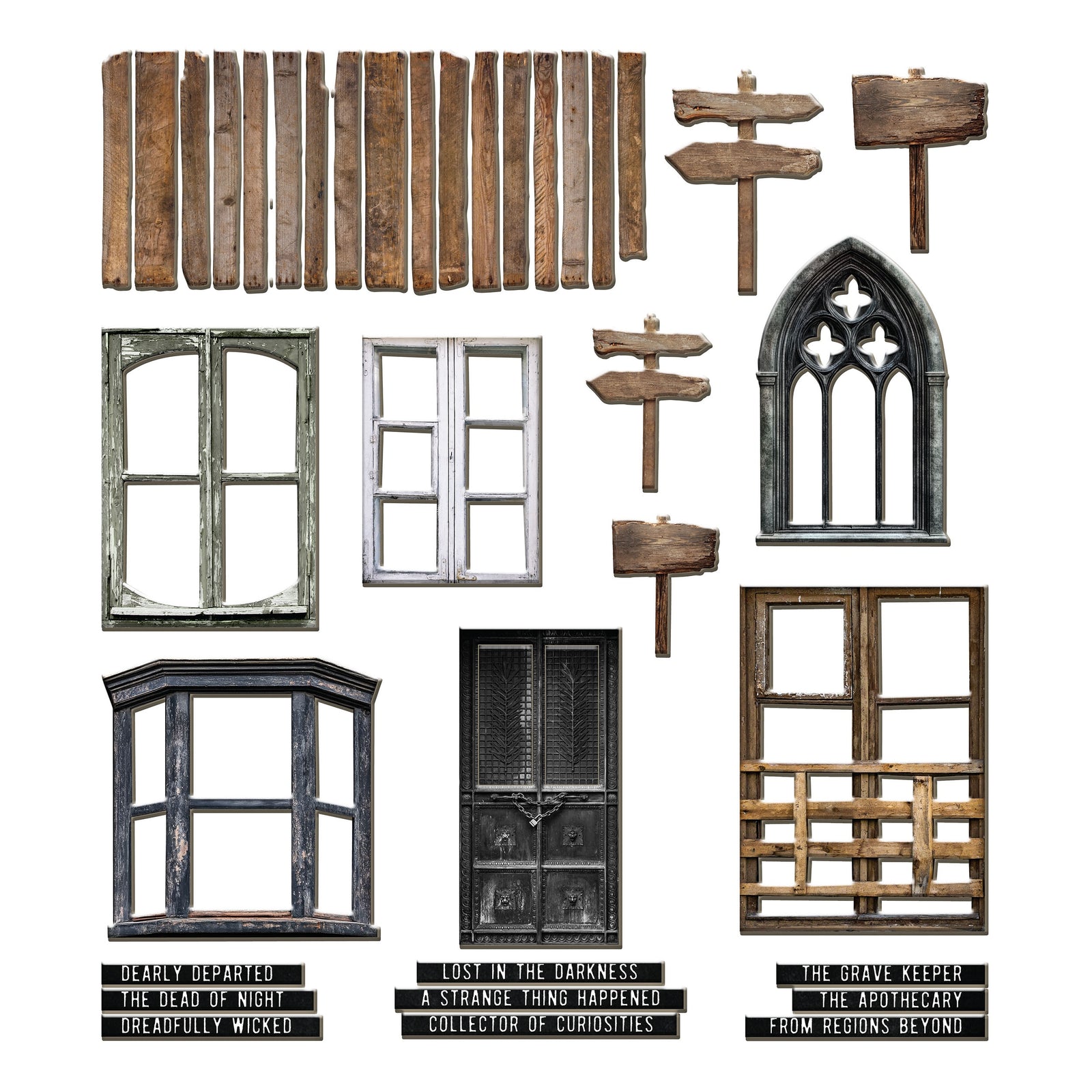 Tim Holtz Idea-Ology Baseboard Frames | TH94434 (2025)