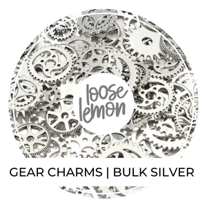 Silver Gear Charms (50g)