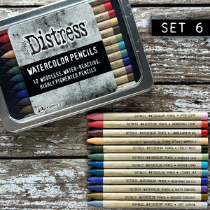 Tim Holtz Distress Watercolor Pencils | Set 6 (TDH83603)