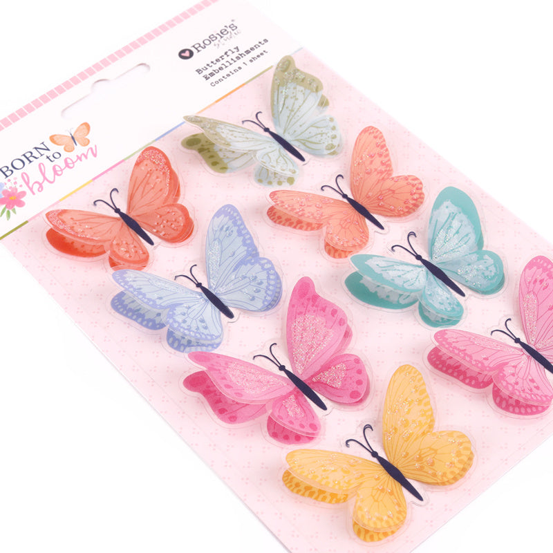 Born To Bloom | Butterfly Embellishments
