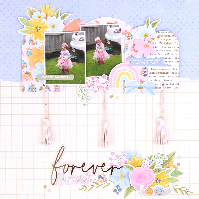 Born To Bloom | Puffy Stickers - Sentiments