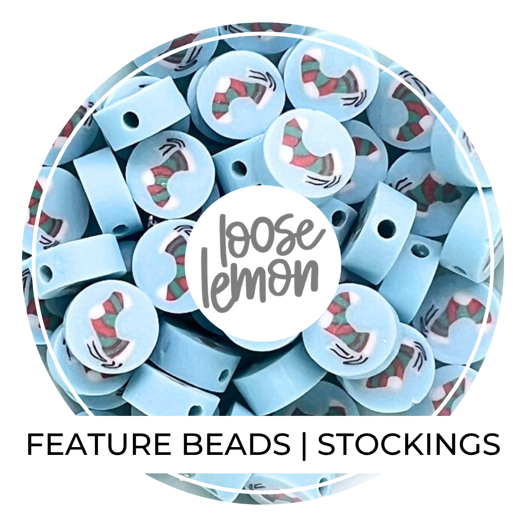 Feature Beads | Blue Stockings