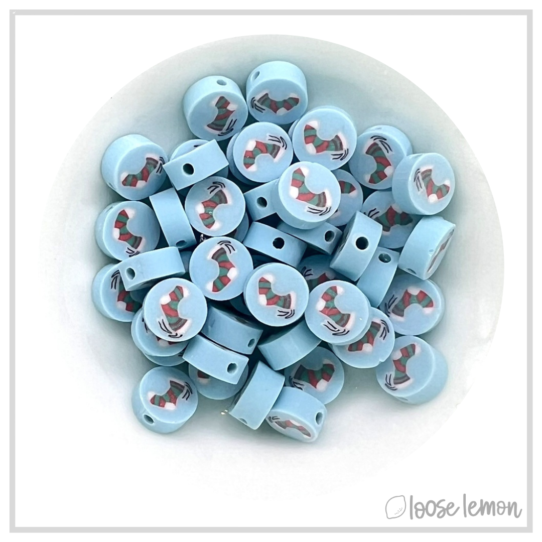 Feature Beads | Blue Stockings