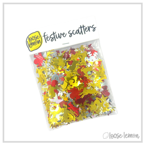 Festive Scatters | Golden Reindeers