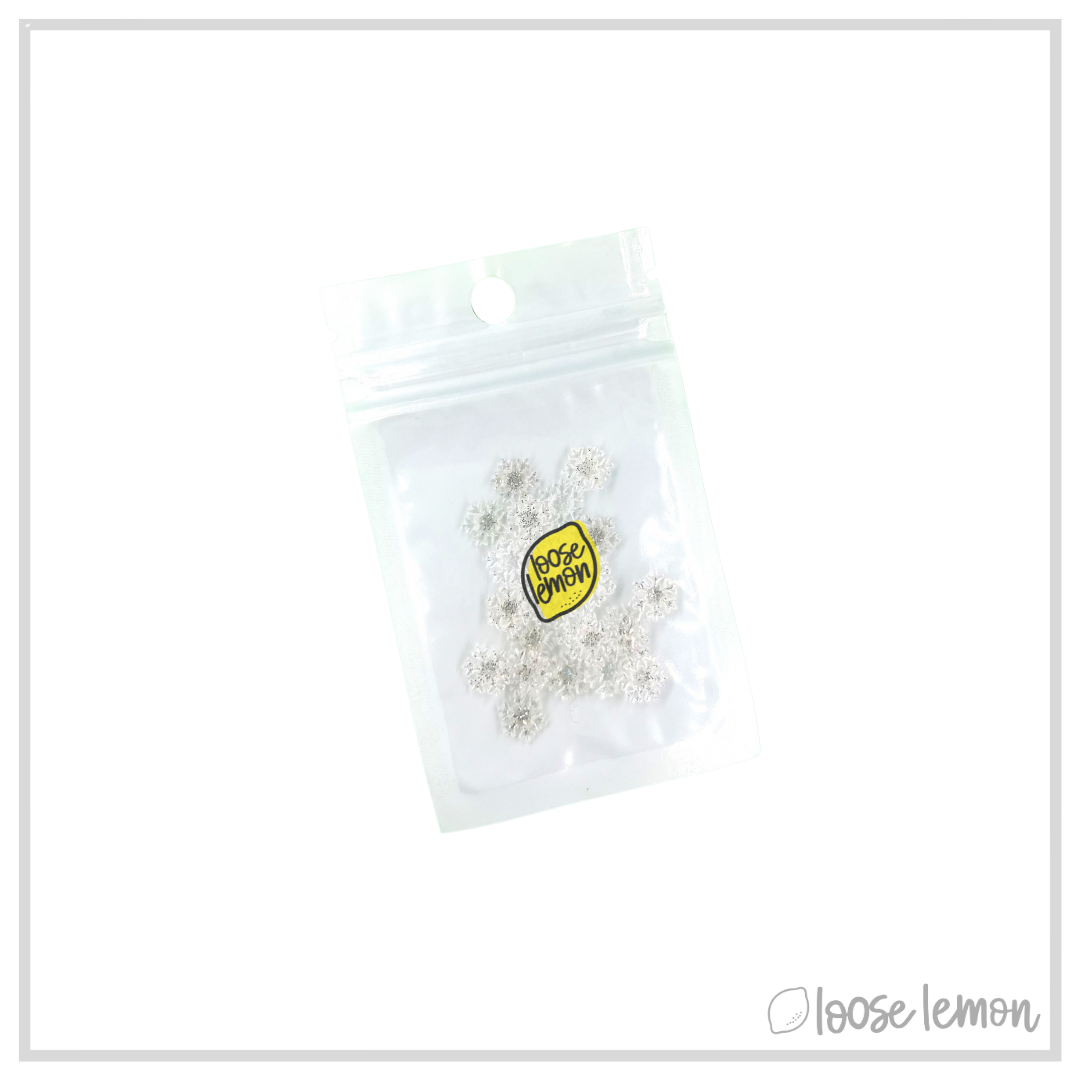Mini Resin | Snowflakes x 20