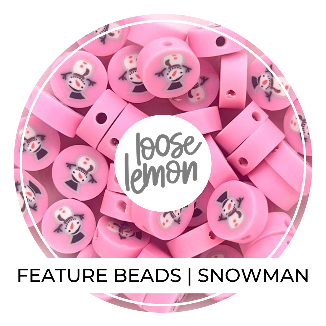 Feature Beads | Snowman