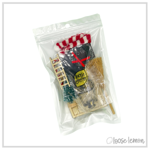 CHRISTMAS MINIATURE SET X 10 PCS