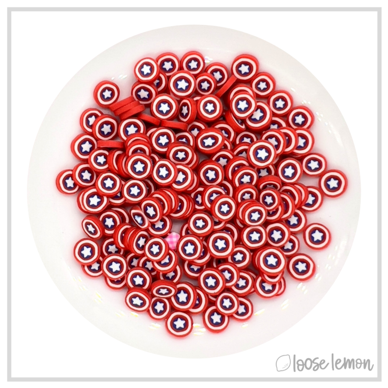 Clay Sprinkles | Patriotic Stars