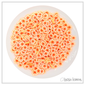 Clay Sprinkles | Orange Flowers