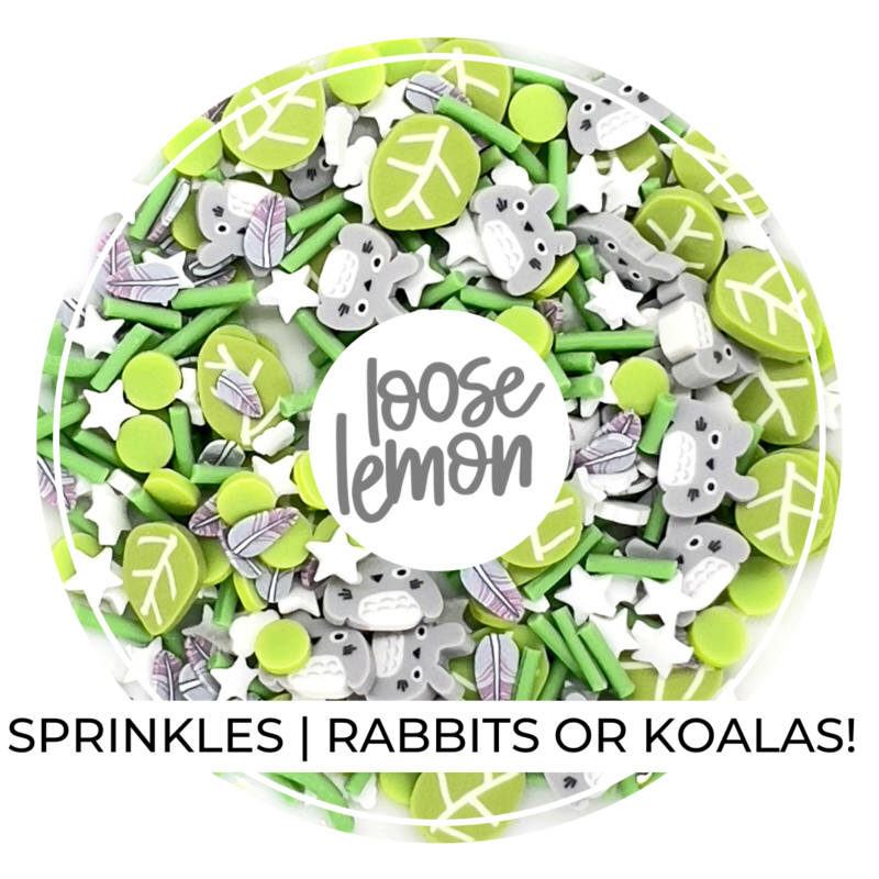Clay Sprinkles | Rabbits or Koalas!