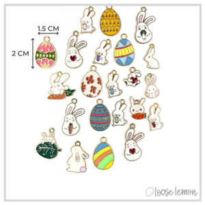 Easter Enamel Charms x 22