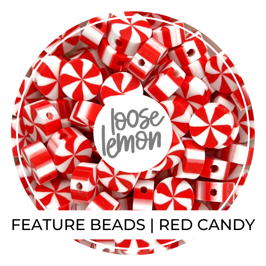 Feature Beads | Red Candy