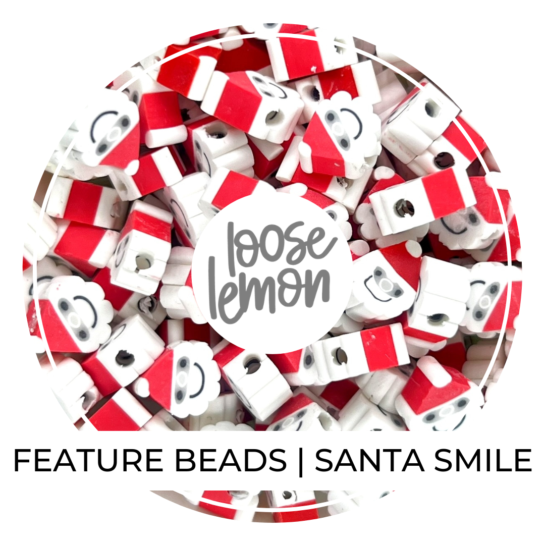 Feature Beads | Santa Smile