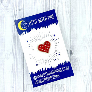 Small Heart | Christmas Enamel Pin