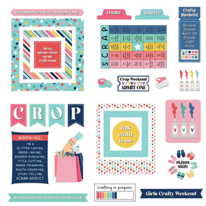 PhotoPlay Paper | Crop 'Til You Drop Ephemera Cardstock Die-Cuts x 26