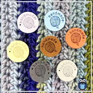 Embossed Handmade Tags x 15