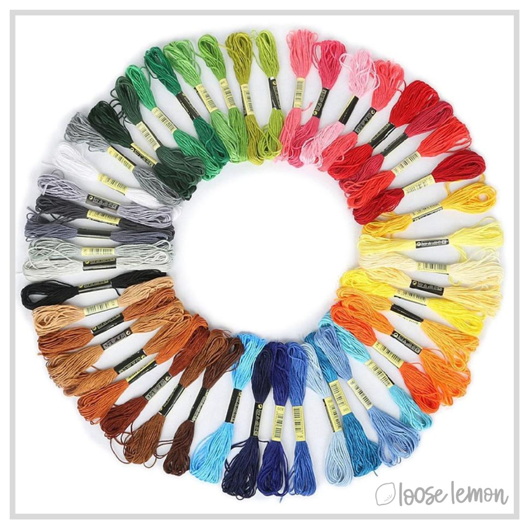 Embroidery Thread Set | 8 Pieces ( Reds)