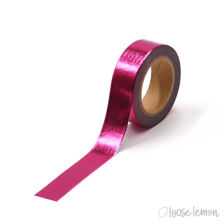 Hot Pink Foil - Washi Tape (10M)