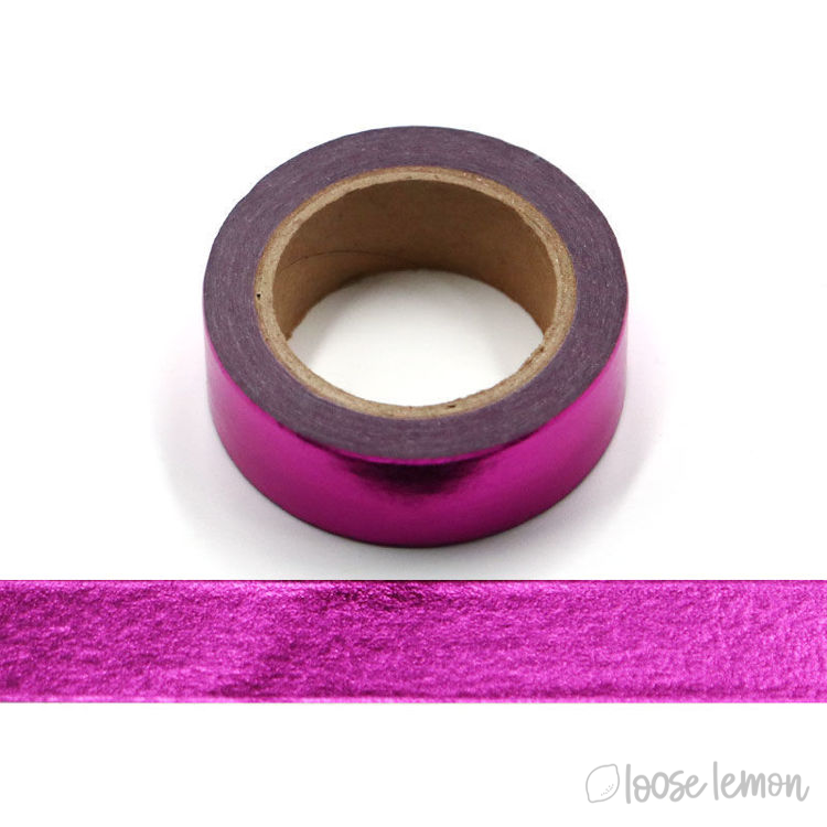 Hot Pink Foil - Washi Tape (10M)