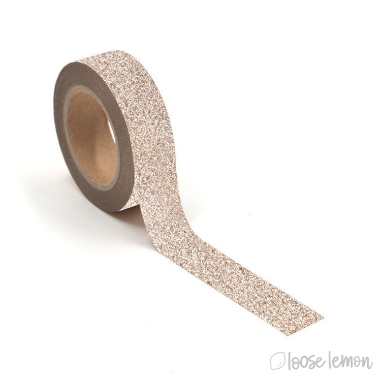 Pewter Glitter Washi Tape (10M)