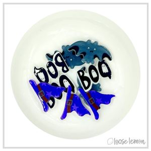 Halloween Resin Flatbacks x (9) | Boo Mix