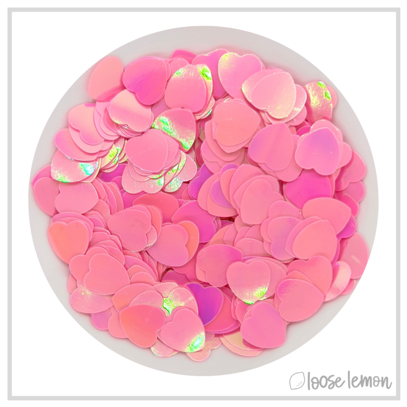Sequins | Pink Hearts (10mm)
