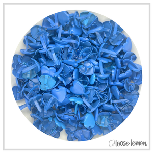 Heart Brads X 15 | Blue