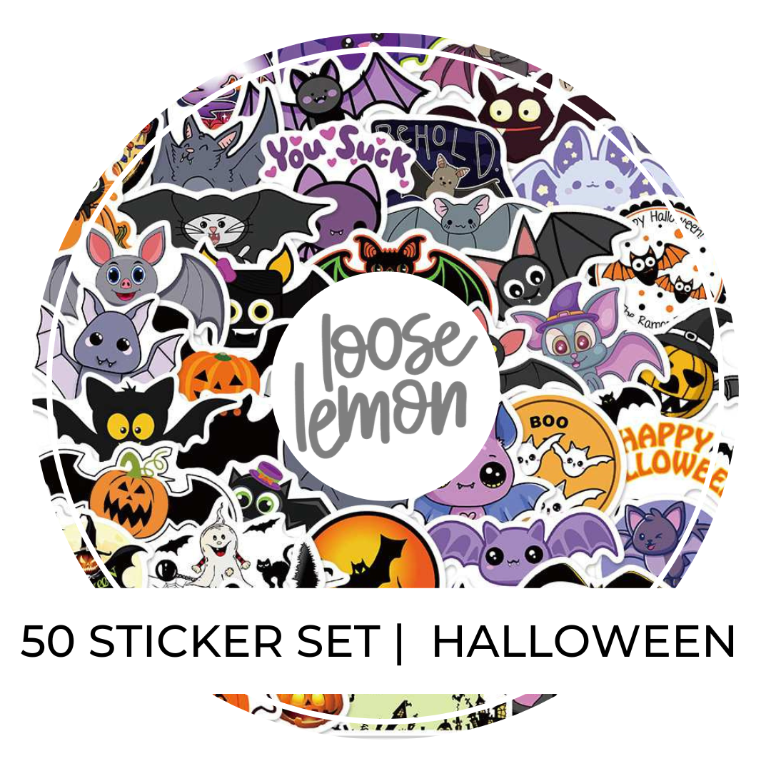 50 Sticker Set | Halloween